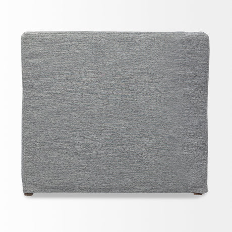 Denly III 38 X 38.25 X 34.5 Castlerock Gray Slipcover Upholstered Arm Chair from Mercana - Luna Furniture