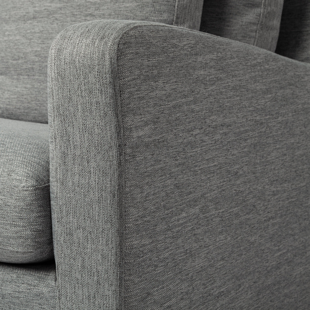 Denly III 38 X 38.25 X 34.5 Castlerock Gray Slipcover Upholstered Arm Chair from Mercana - Luna Furniture