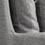 Denly III 38 X 38.25 X 34.5 Castlerock Gray Slipcover Upholstered Arm Chair from Mercana - Luna Furniture