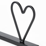 Wild at Heart 24L x 1W Black Metal Sign from Mercana - Luna Furniture