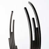 Taj (Large) 21L x 3W Black Broken Halo Decorative Object from Mercana - Luna Furniture