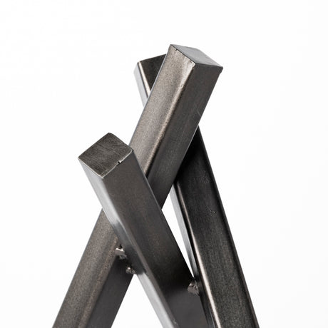 Bastian (Small) 8L x 7W Black Metal Abstract Object from Mercana - Luna Furniture