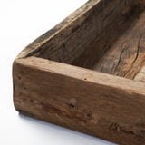Carson (Large) 30L x 30W Brown Reclaimed Wood Tray from Mercana - Luna Furniture