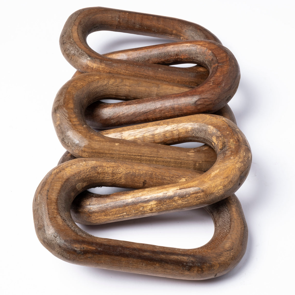 Alix 29L x 5W Brown Wooden Hand-Made 5 Link Chain from Mercana - Luna Furniture