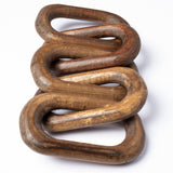 Alix 29L x 5W Brown Wooden Hand-Made 5 Link Chain from Mercana - Luna Furniture
