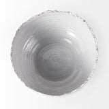 Larsen 13L x 13W White Ceramic Large Decorative Bowl from Mercana - Luna Furniture