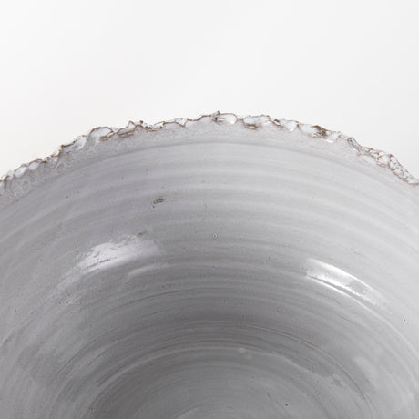 Larsen 13L x 13W White Ceramic Large Decorative Bowl from Mercana - Luna Furniture