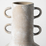Sherry Rustic Brown Tall Neck Ceramic Vase from Mercana - Luna Furniture