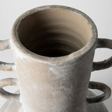 Sherry Rustic Brown Tall Neck Ceramic Vase from Mercana - Luna Furniture