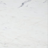 Larkin 48" Oval White Marble Top and Solid Wood Shelf w/ Black Metal Frame Coffee Table from Mercana - Luna Furniture
