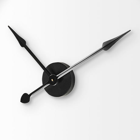 Stoke 54" Round Giant Oversized Industrial Wall Clock from Mercana - Luna Furniture