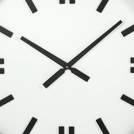 Derby 24" Round Oversize Modern Wall Clock from Mercana - Luna Furniture