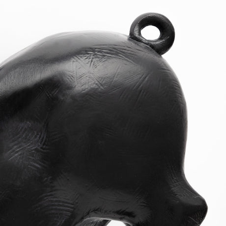 Hogbadi Set of 2 Black Flying Pigs from Mercana - Luna Furniture