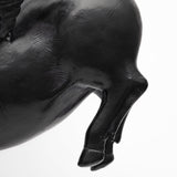 Hogbadi Set of 2 Black Flying Pigs from Mercana - Luna Furniture