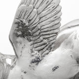Hogbadi Set of 2 Silver Flying Pigs from Mercana - Luna Furniture