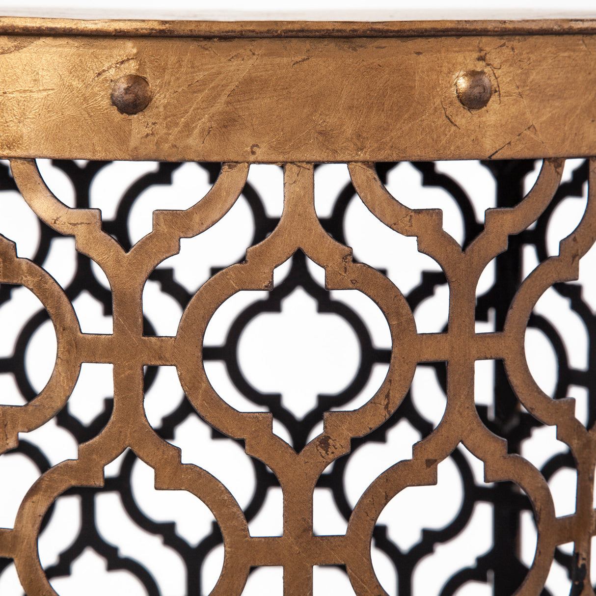 Rudebekia (Set of 2) 16L x 16W Gold Round Metal Accent Tables from Mercana - Luna Furniture