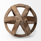 Tibik 8L x 8W Natural Wooden Orb from Mercana - Luna Furniture