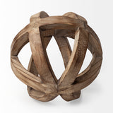 Tibik 8L x 8W Natural Wooden Orb from Mercana - Luna Furniture