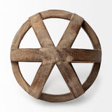 Tibik 8L x 8W Natural Wooden Orb from Mercana - Luna Furniture