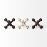 Jax Set of 3 8L x 7W Cast Iron Metal Jacks from Mercana - Luna Furniture