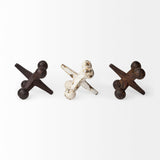 Jax Set of 3 8L x 7W Cast Iron Metal Jacks from Mercana - Luna Furniture