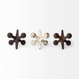 Jax Set of 3 8L x 7W Cast Iron Metal Jacks from Mercana - Luna Furniture