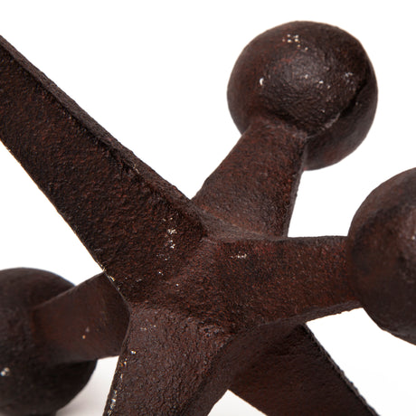 Jax Set of 3 8L x 7W Cast Iron Metal Jacks from Mercana - Luna Furniture