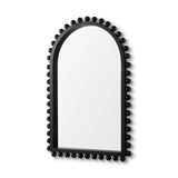 Leeds 23L x 35H Black Wood Arch Frame Mirror from Mercana - Luna Furniture