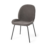 Inala Grey Seat Metal Frame Dining Chair, Set of 2 from Mercana - Luna Furniture