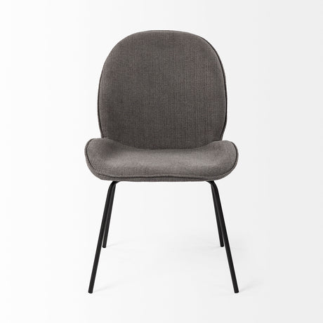 Inala Grey Seat Metal Frame Dining Chair, Set of 2 from Mercana - Luna Furniture