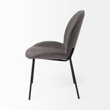 Inala Grey Seat Metal Frame Dining Chair, Set of 2 from Mercana - Luna Furniture