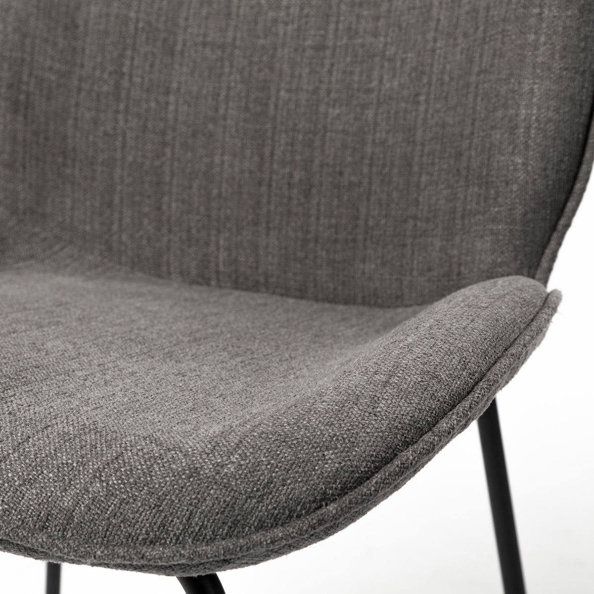 Inala Grey Seat Metal Frame Dining Chair, Set of 2 from Mercana - Luna Furniture