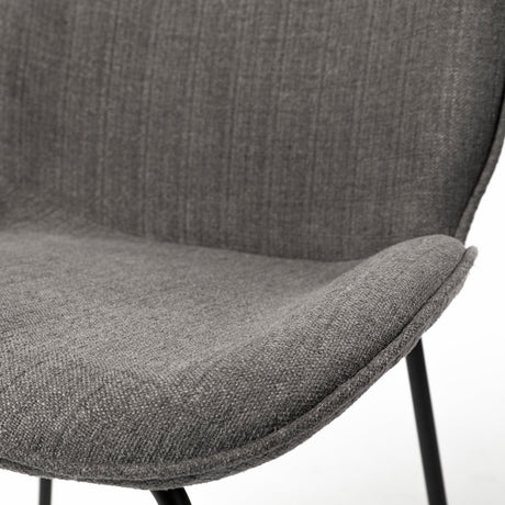Inala Grey Seat Metal Frame Dining Chair, Set of 2 from Mercana - Luna Furniture