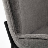 Inala Grey Seat Metal Frame Dining Chair, Set of 2 from Mercana - Luna Furniture