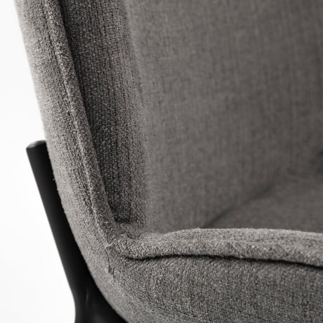 Inala Grey Seat Metal Frame Dining Chair, Set of 2 from Mercana - Luna Furniture