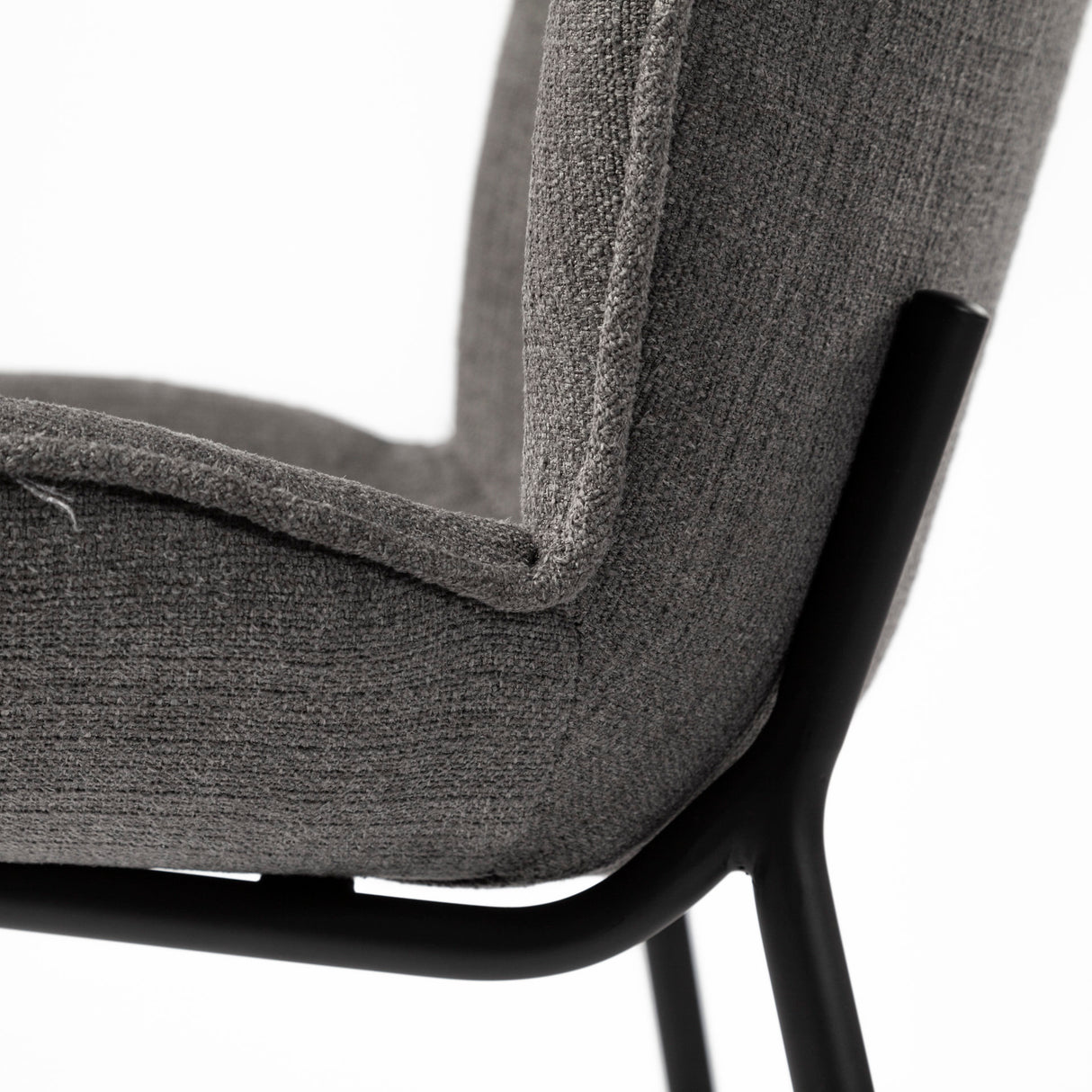 Inala Grey Seat Metal Frame Dining Chair, Set of 2 from Mercana - Luna Furniture