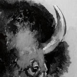 Bison I by Mercana Studio a Hand Embellished Textured Framed Art Print Matted under Glass from Mercana - Luna Furniture