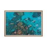 Anthony Quinn Bay by Michele Falzone a Hand Embellished Textured Framed Photo Art Print Matted under from Mercana - Luna Furniture