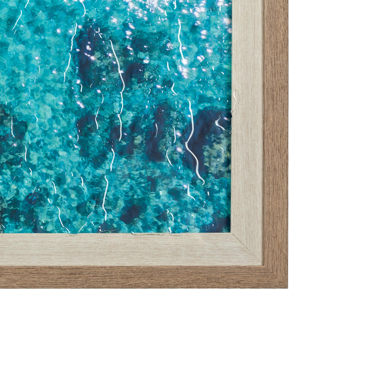 Anthony Quinn Bay by Michele Falzone a Hand Embellished Textured Framed Photo Art Print Matted under from Mercana - Luna Furniture