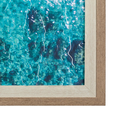 Anthony Quinn Bay by Michele Falzone a Hand Embellished Textured Framed Photo Art Print Matted under from Mercana - Luna Furniture