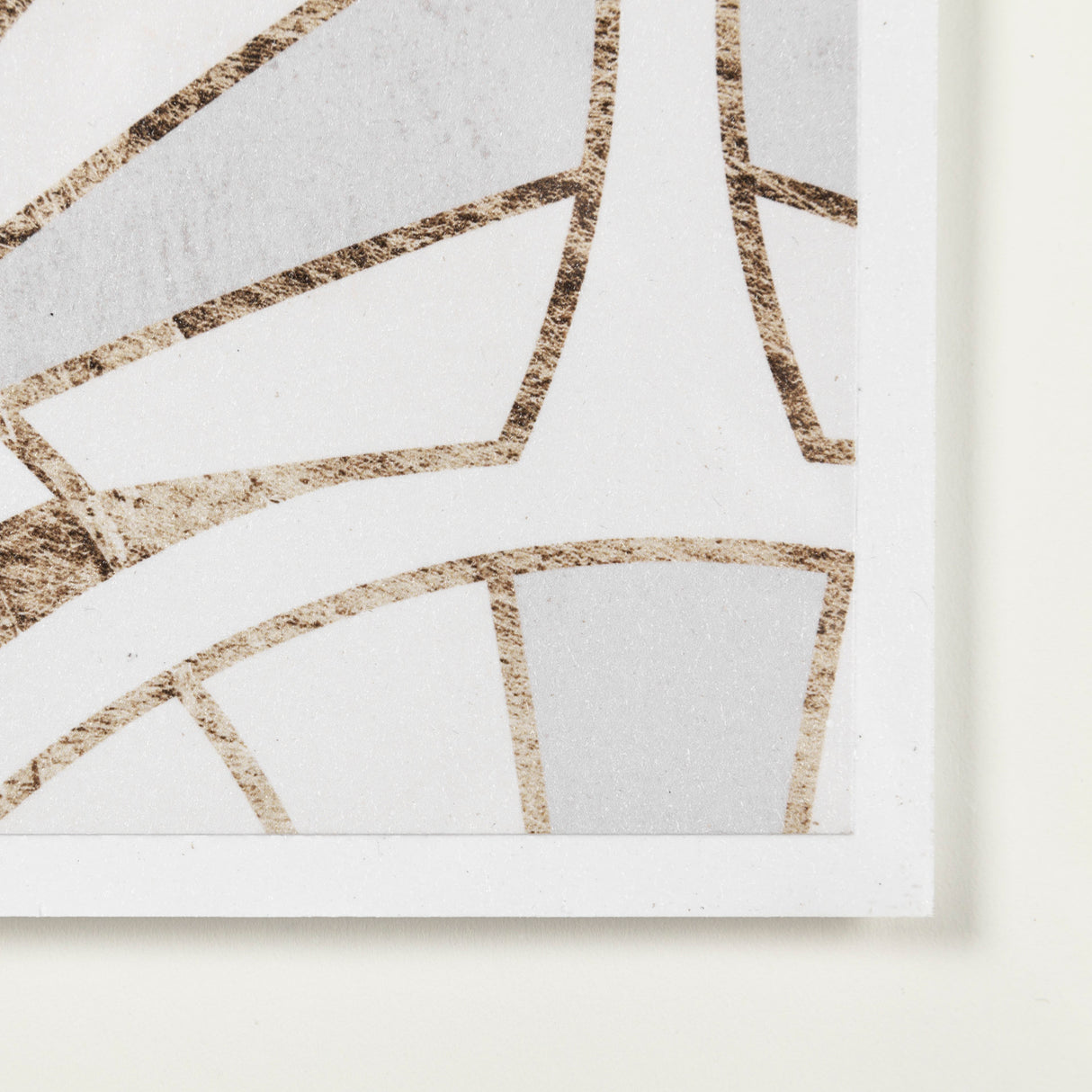 Deco Patterning I by Victoria Barnes a Hand Embellished Textured Framed Art Print Matted under Glass from Mercana - Luna Furniture