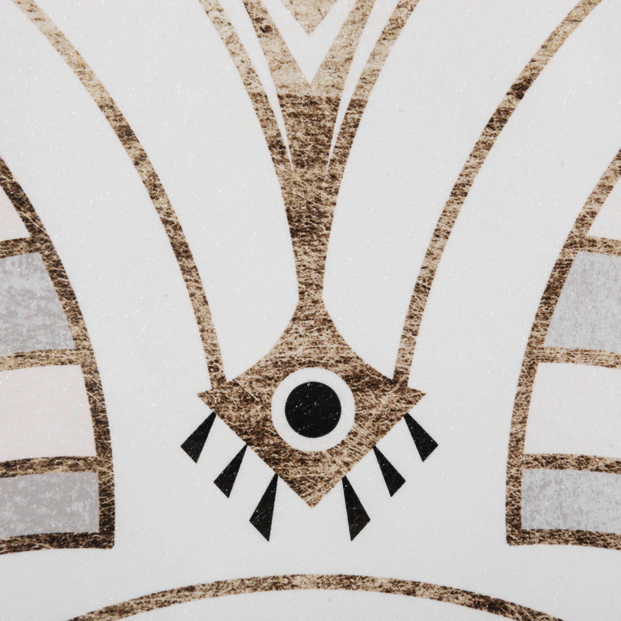 Deco Patterning II by Victoria Barnes Hand Embellished Textured Framed Art Print Matted under Glass from Mercana - Luna Furniture