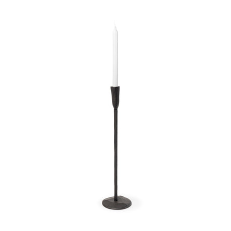 Levit (Large) Black Table Candle Holder from Mercana - Luna Furniture