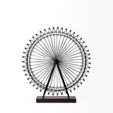 London Eye 3L x 25W Black Metal London Eye Replica from Mercana - Luna Furniture