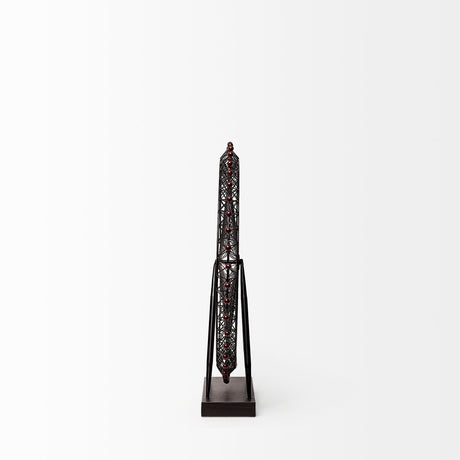 London Eye 3L x 25W Black Metal London Eye Replica from Mercana - Luna Furniture