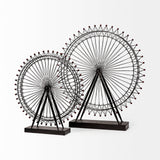 London Eye 3L x 25W Black Metal London Eye Replica from Mercana - Luna Furniture
