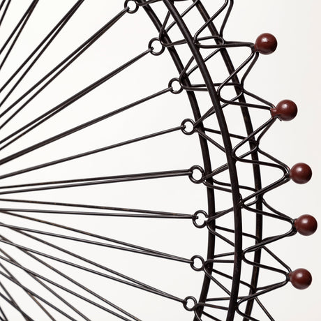 London Eye 3L x 25W Black Metal London Eye Replica from Mercana - Luna Furniture