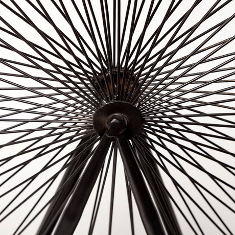 London Eye 3L x 25W Black Metal London Eye Replica from Mercana - Luna Furniture