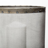 Steen Set of Two Black Meshed Metal Candle Holder Lanterns from Mercana - Luna Furniture