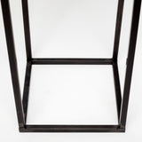 Steen Set of Two Black Meshed Metal Candle Holder Lanterns from Mercana - Luna Furniture